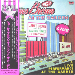 James Brown & The Famous Flames Live At The Garden VINYL LP - Reissue