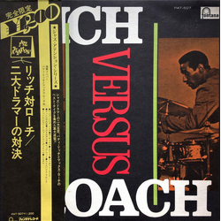 Buddy Rich Buddy Rich Max Roach Max Roach Rich Versus Roach = リッチ対ローチ / 二大ドラマーの対決 VINYL LP - Limited Edition Reissue Stereo