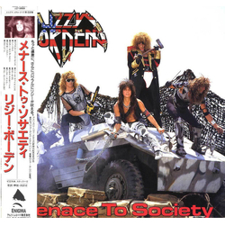 Lizzy Borden Menace To Society VINYL LP