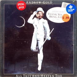 Andrew Gold All This And Heaven Too VINYL LP - Stereo