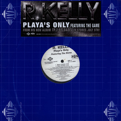 R. Kelly Playa's Only VINYL 12" - Promo