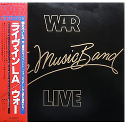 War The Music Band Live VINYL LP - Stereo
