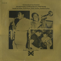 Charlie Parker Clifford Brown Phil Woods International Jam Sessions VINYL LP - Compilation