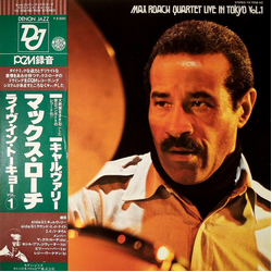 Max Roach Quartet Live In Tokyo Vol.1 VINYL LP