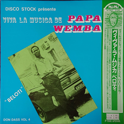 Papa Wemba Viva La Musica Beloti VINYL LP