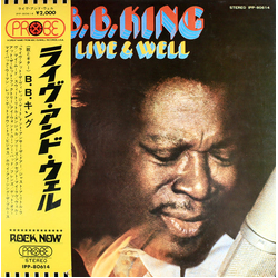 B.B. King Live & Well VINYL LP Japan
