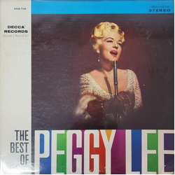 Peggy Lee The Best Of Peggy Lee VINYL LP - Compilation Reissue Stereo US