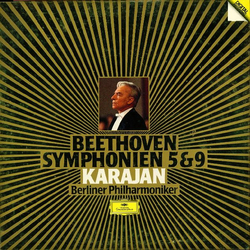 Berliner Philharmoniker Herbert Von Karajan Ludwig Van Beethoven Symphonien 5 & 9 VINYL LP