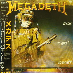 Megadeth So Far, So Good... So What! VINYL LP - Promo Stereo