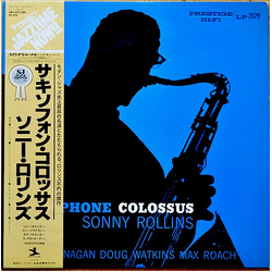 Sonny Rollins Sonny Rollins Saxophone Colossus = サキソフォン・コロッサス VINYL LP - Mono Reissue