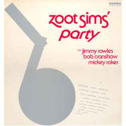 Zoot Sims Zoot Sims' Party VINYL LP