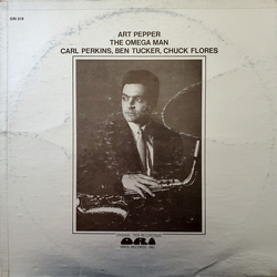 Art Pepper The Omega Man VINYL LP - Compilation Mono Remastered