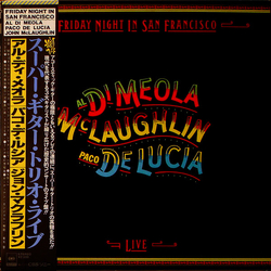 Al Di Meola John McLaughlin Paco De Lucía Friday Night In San Francisco VINYL LP