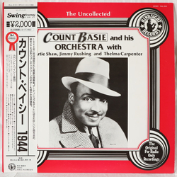 Count Basie Orchestra The Uncollected Count Basie, 1944 VINYL LP - Mono