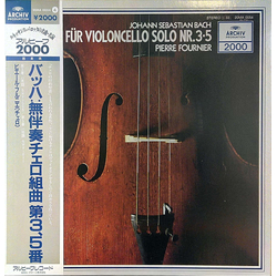 Johann Sebastian Bach Pierre Fournier Suiten für violoncello solo nr. 3-5 VINYL LP - Stereo