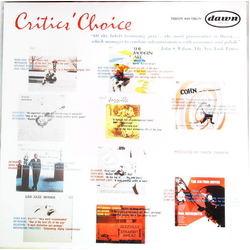 Various Critics' Choice VINYL LP - Compilation Reissue Mono Japan
