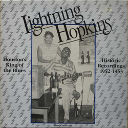Lightnin' Hopkins Houston's King Of The Blues (Historic Recordings 1952-1953) VINYL LP - Compilation