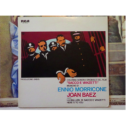 Ennio Morricone Joan Baez 死刑台のメロディ = Sacco E Vanzetti (Colonna Sonora Originale Del Film) VINYL LP - Reissue