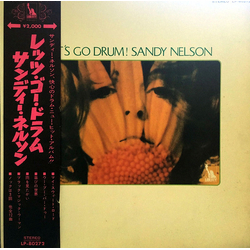 Sandy Nelson Let's Go Drum! VINYL LP - Compilation Stereo