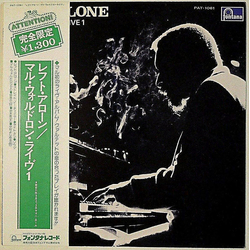 Mal Waldron Left Alone - Mal Waldron Live 1 VINYL LP - Limited Edition