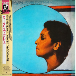 Carmen McRae You're Lookin' At Me = ナット・キング・コール集 VINYL LP - Stereo