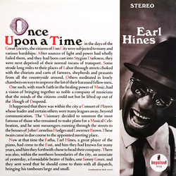 Earl Hines Once Upon A Time VINYL LP - Reissue Stereo