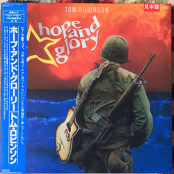 Tom Robinson Hope And Glory VINYL LP - Promo