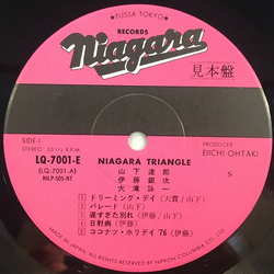 Niagara Triangle Niagara Triangle Vol. 1 VINYL LP - Promo