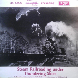 No Artist Steam Railroading Under Thundering Skies VINYL LP - Stereo