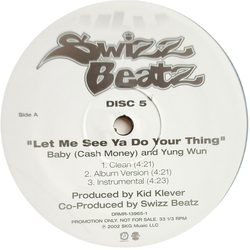 Swizz Beatz Swizz Beatz Disc 5 VINYL 12" - 33 ⅓ RPM Promo