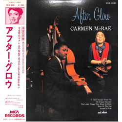 Carmen McRae After Glow VINYL LP - Mono