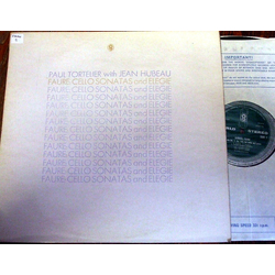 Gabriel Fauré Jean Hubeau Paul Tortelier Cello Sonatas And Élegie VINYL LP - Reissue Stereo