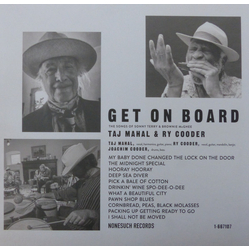 Ry Cooder Taj Mahal Get On Board (The Songs Of Sonny Terry & Brownie McGhee) VINYL LP