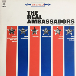 Carmen McRae Dave Brubeck Lambert Hendricks & Ross Louis Armstrong And His Band The Real Ambassadors VINYL LP - Reissue Stereo