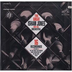 Isham Jones Orchestra The Great Isham Jones And His Orchestra VINYL LP - Compilation Mono Reissue