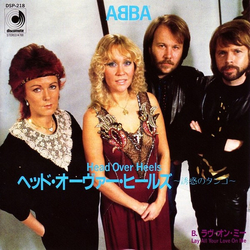 Abba Head Over Heels VINYL 7" - Promo Single Stereo