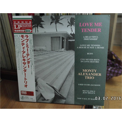 The Monty Alexander Trio Love Me Tender VINYL LP - Stereo