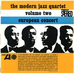 The Modern Jazz Quartet European Concert Volume Two VINYL LP - Stereo US