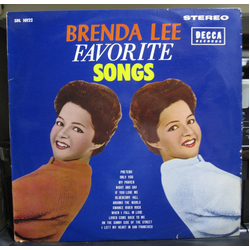 Brenda Lee Favorite Songs VINYL LP - Compilation