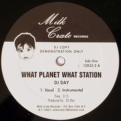 DJ Day What Planet What Station / It Still Ain't Hard To Tell VINYL 12" - 33 ⅓ RPM Partially Unofficial Promo