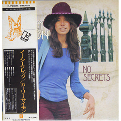 Carly Simon No Secrets VINYL LP - Repress