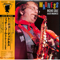 Alto Madness Orchestra Richie Cole Tokyo Madness VINYL LP