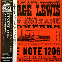 George Lewis And His New Orleans Stompers Volume 2 VINYL LP - Mono