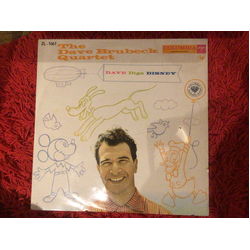 The Dave Brubeck Quartet Dave Digs Disney VINYL LP 10" - Mono Japan