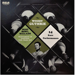 Woody Guthrie Woody Guthrie Dust Bowl Ballads = ダスト・ボール・バラッズ / オクラホマの吟遊詩人 VINYL LP - Compilation Mono Reissue