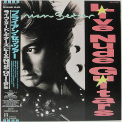 Brian Setzer Live Nude Guitars VINYL LP - Promo