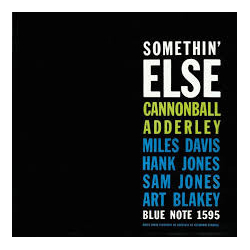 Cannonball Adderley Somethin' Else VINYL LP - Mono Reissue Remastered Repress