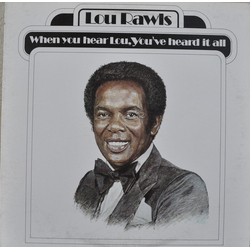 Lou Rawls When You Hear Lou, You've Heard It All VINYL LP - Stereo