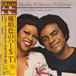 Deniece Williams Johnny Mathis That's What Friends Are For VINYL LP