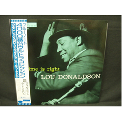 Lou Donaldson The Time Is Right VINYL LP - Limited Edition Reissue Stereo
